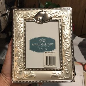 SILVERPLATED SATIN WEDDING ALBUM